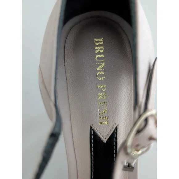 Bruno Premi Nappa Leather Heels Nude Italian Designer Dress Shoes - Picture 4 of 10